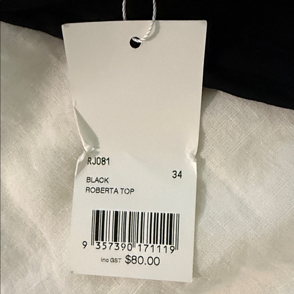 Kookai Roberta Top - Black - Picture 2 of 3